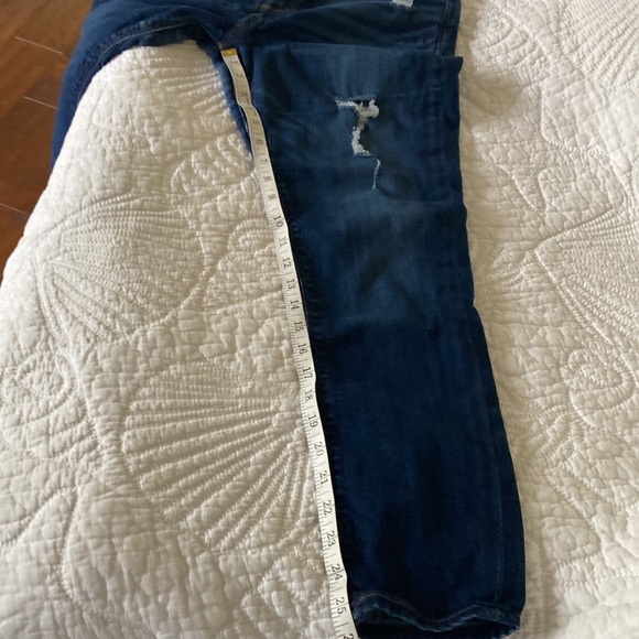 Express distressed mid rise leggings jeans - Picture 9 of 14